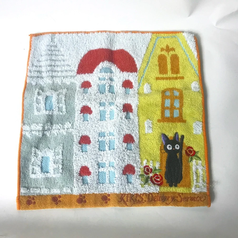 Studio Ghibli Kiki Delivery Service Embroidered Face Towel From Japan